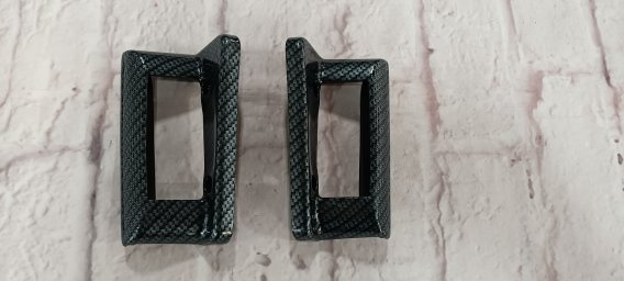 C6 Corvette Door Handles With Carbon Fiber Finish