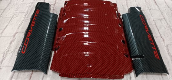 2014-2019 C7 Corvette Painted Fuel Rail Covers