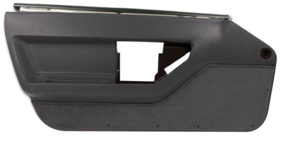 1986-1987 C4 Corvette Deluxe Door Panels - Convertible Saddle