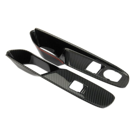 2020-2025 C8 Corvette Carbon Fiber Window Lift Switch Panel Trim - Coupe