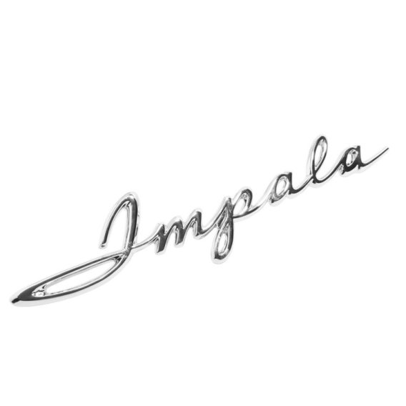 1961 Impala Rear Quarter Script, "Impala", Sold as a Pair