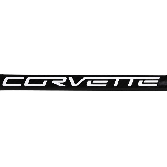 2005-2013 C6 Corvette License Plate Frame Carbon Fiber W/White Script