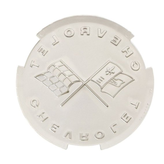 1961 Full-Size Chevrolet Wheel Cover Emblem, Sold as Each