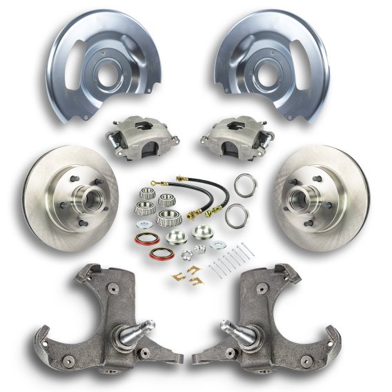 1960-1962 Chevrolet C10 Pickup  Brake Conversion Kit The Right Stuff TWK6015