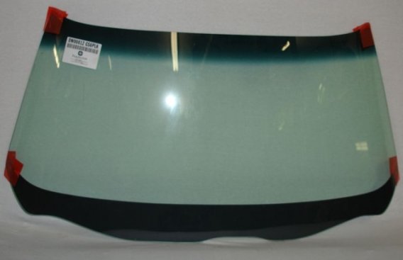 1973-1977 C3 Corvette Windshield W/Soft Ray Green Tint & Shade Band