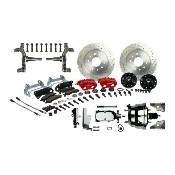 1970-1972 Chevrolet Monte Carlo Front Brake Conversion Kit The Right Stuff AFXDC31DZX