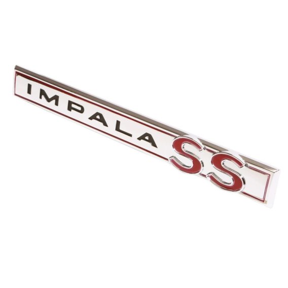 1964 Impala Trunk Lid Emblem, "Impala SS", Sold as Each