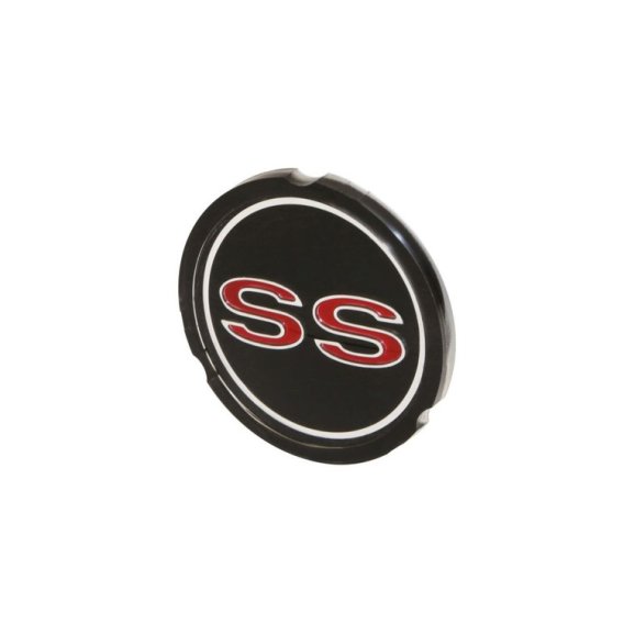 1965-1966 Full-Size Chevrolet Wheel Cover Emblem, "SS", Sold as Each