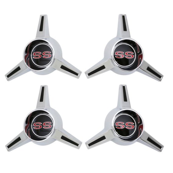 1965-1966 Impala Wheel Cover Spinner Assembly, Sold as a Set