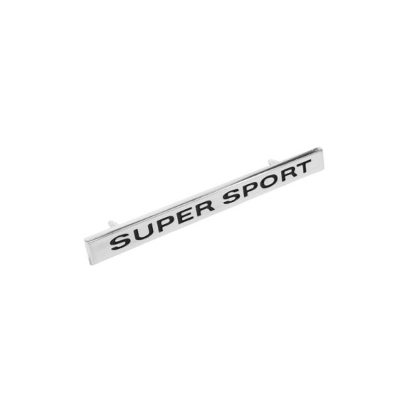 1968 Impala Front Fender Emblem, "Super Sport", Sold as a Pair