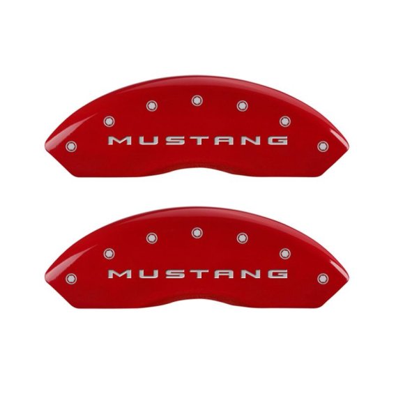 2015-2019 Ford Mustang V6 3.7L Caliper Covers Red