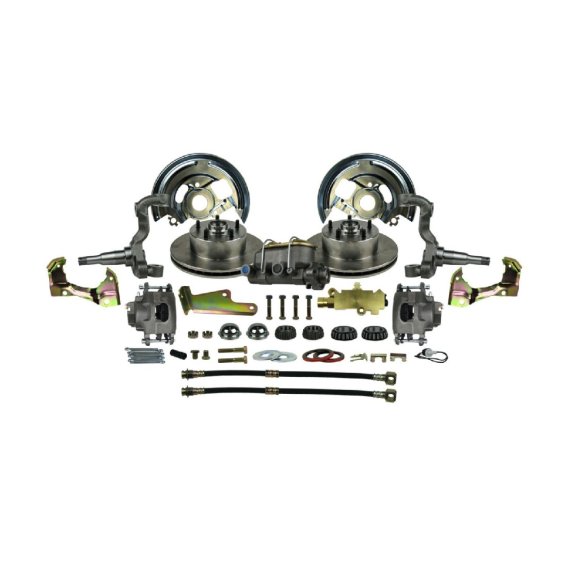 1968-1968 Chevrolet Chevy II Front Brake Conversion Kit The Right Stuff AFXSD02C