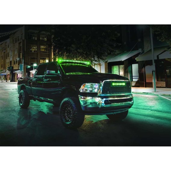 40 Inch LED Light Bar Single Row Curved Blue Backlight Radiance Plus RIGID Industries 34001