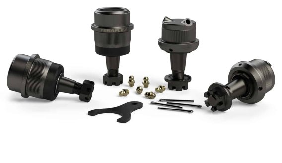 Fits Jeep JK/JKU HD Dana 30/44 Upper and Lower Ball Joint Kit w/ Knurl set 07-18 Wrangler JK/JKU ...