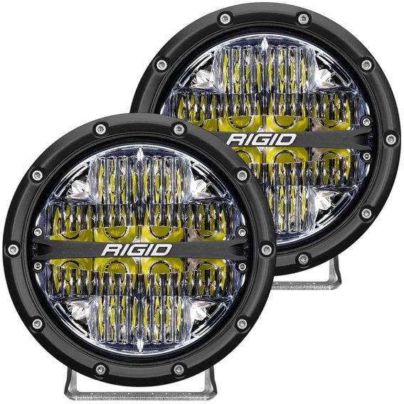 360-Series 6 Inch Led Off-Road Drive Beam White Backlight Pair RIGID Industries 36204