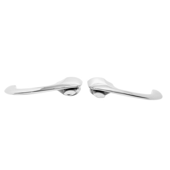 1962-1965 Chevy II and Nova 4 Door Rear Door Handles. Sold as a Pair