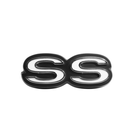 1968-1969 Chevy II and Nova Rear Panel Emblem, "SS", Sold as Each