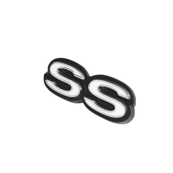 1968-1969 Chevy II and Nova Rear Panel Emblem, "SS", Sold as Each