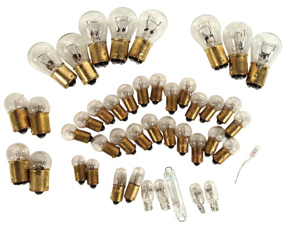 1972-1973 C3 Corvette Light Bulb Kit 44 Piece