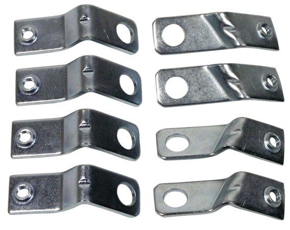 1964-1970 C3 Corvette Spark Plug Shield Brackets 8 Piece Set