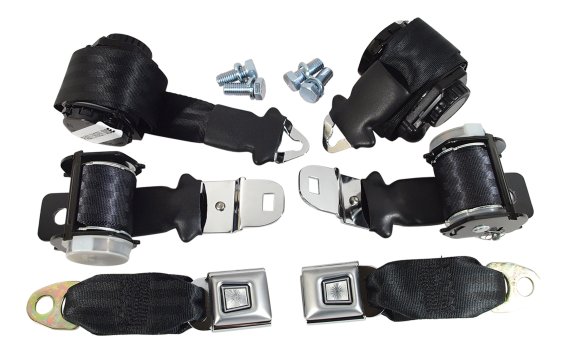 C3 1972-1973 Corvette Replacement Economy Dual Retractor Seat Belts