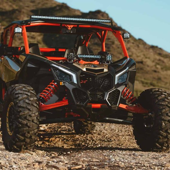 For 2017 Can-Am Maverick X3 Roof Mount D-Series Pro RIGID Industries 41634