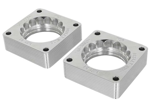 AFE Filters 46-36007 Silver Bullet Throttle Body Spacer Fits 370Z G37 Q50 Q60