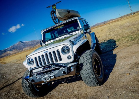 Fits Jeep JK/JKU Epic Front Bumper w/ Hoop Offset Drum W" 07-18 Wrangler JK/JKU TeraFlex