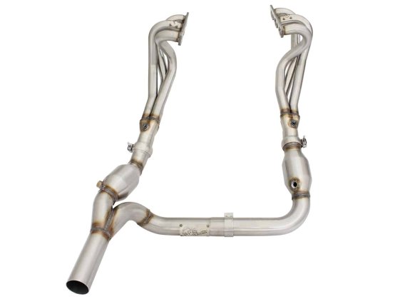 AFE Filters 48-46214-YC Street Series Twisted Steel Long Tube Header And Y-Pipe