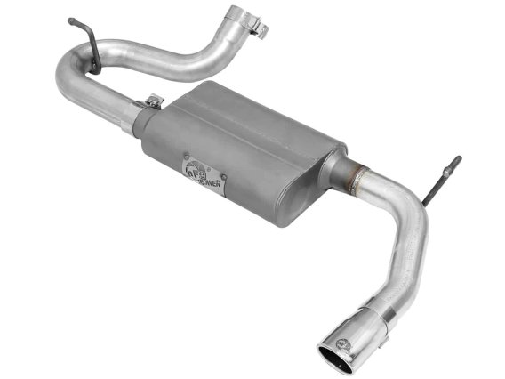 AFE Filters 49-08047-P Scorpion Axle-Back Exhaust System Fits Wrangler (JK)