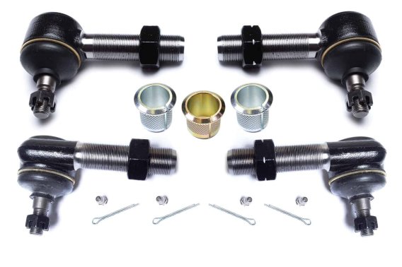 Fits Jeep TJ/LJ Pro LCG High Steer Tie Rod End Replacement Kit w/ Insert Sleeves Complete 97-06 W...