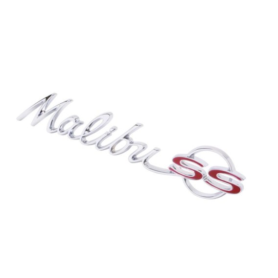 1964 Chevelle "Malibu SS" Rear Quarter Emblem, Sold as a Pair