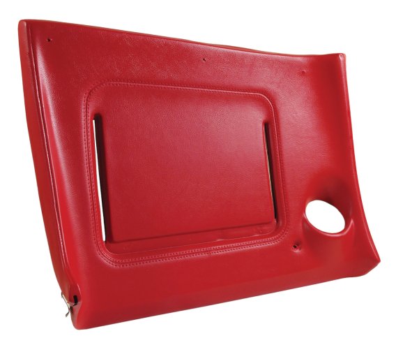 Classic Car Dashes Dash Pad- Red Lower RH For 1977 Corvette