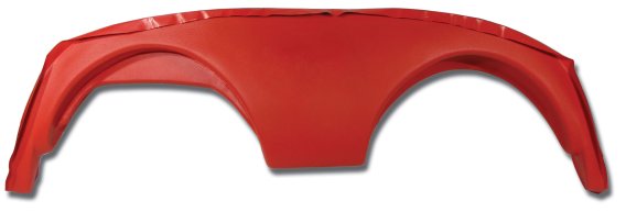 CCD Dash Pad Speaker Delete Red For 1958 Corvette