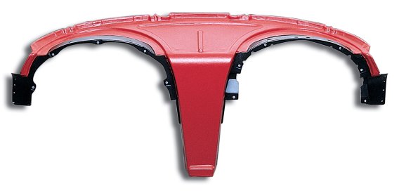 Classic Car Dashes Dash Cover- Red For 1963-1964 Corvette