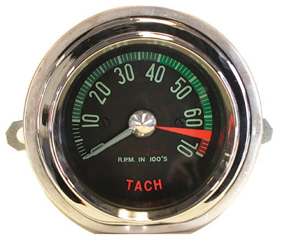 1960-1961 C1 Corvette Tachometer - Electronic Hi RPM 60L