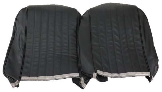 Leather Seat Covers- Black For 1960 Corvette