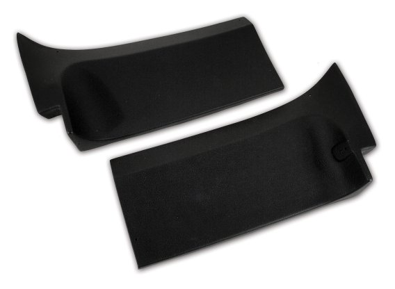 Rear Coupe Roof Panels- Black 76L For 1976-1977 Corvette