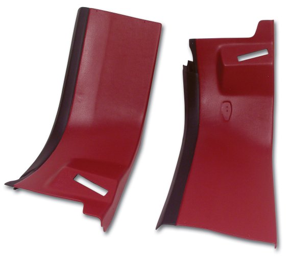 Rear Coupe Roof Panels- Red For 1982 Corvette