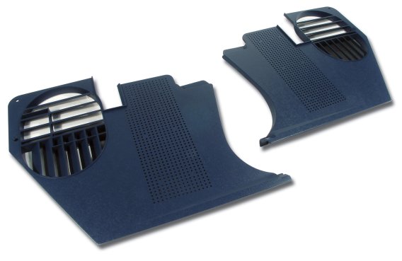 1971-1972 C3 Corvette Kick Panels - Royal Blue