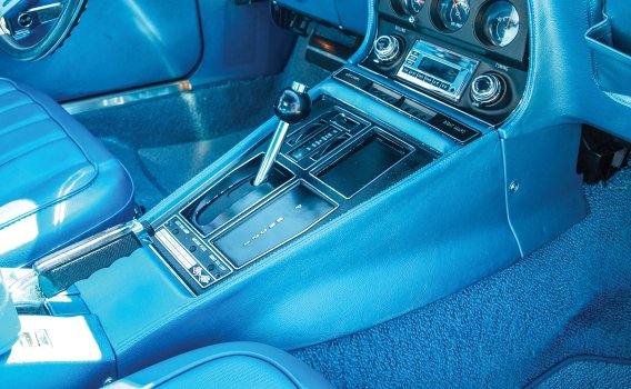 Shift Console Housing- Bright Blue For 1970 Corvette