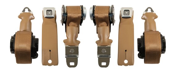 C3 1972-1973 Corvette Replacement Premium Dual Retractor Seat Belts