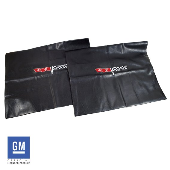 Corvette C3 T-Top Storage Bags Black W/ 1980 Logo