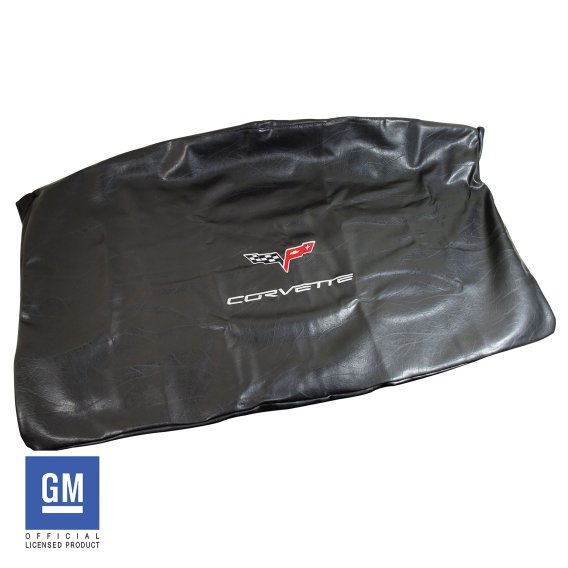 C6 Corvette Embroidered Top Bag Black w/ Silver C6 Logo