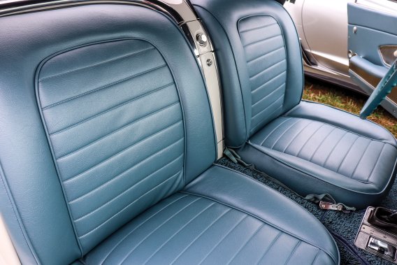 Vinyl Seat Covers- Blue For 1959 Corvette