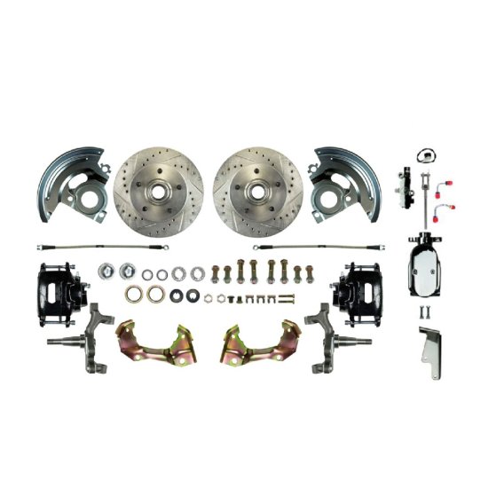 1970-1972 Chevrolet Monte Carlo Front Brake Conversion Kit The Right Stuff AFXSD01DSX