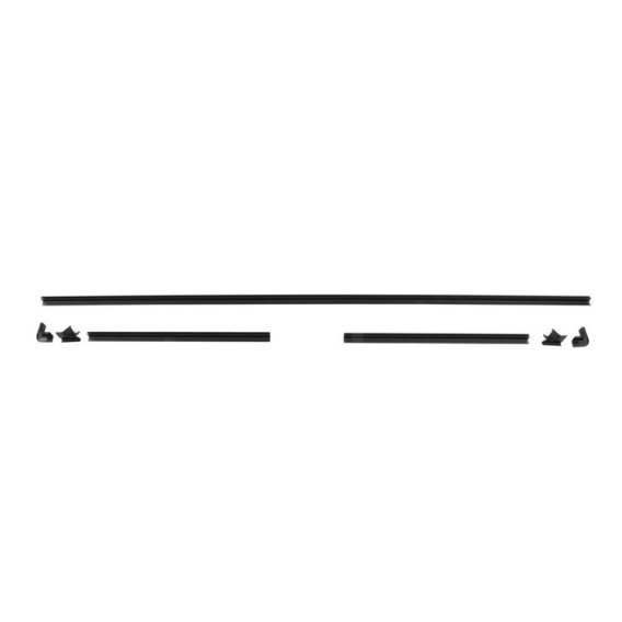 1964-1965 Chevelle 2-Door Hardtop Rear Window Trim, 7 Pieces