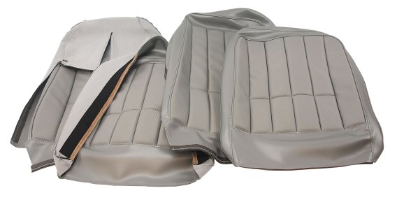 Vinyl Seat Covers- Silver For 1974 Corvette