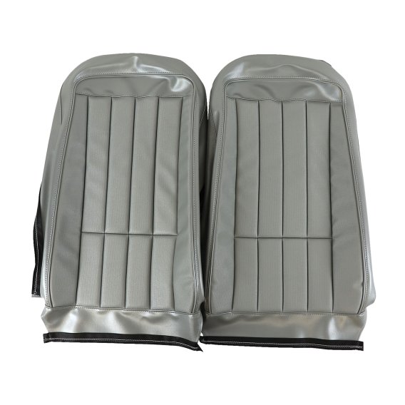 Vinyl Seat Covers- Silver For 1974 Corvette