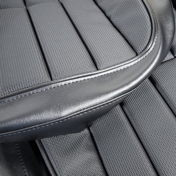 Vinyl Seat Covers- Black For 1975 Corvette